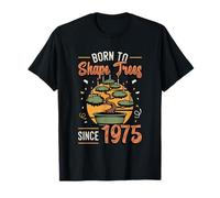 Born to Shape Trees Since 1975 Bonsai Lover Happy Birthday T-Shirt