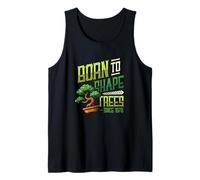 Born to Shape Trees Since 1975 Bonsai Lover Happy Birthday Tank Top