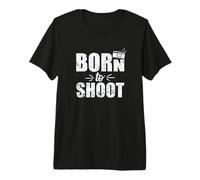 Born to Shoot Photos with Camera Photographer Premium T-Shirt