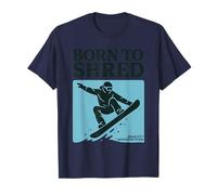 Born to Shred | Funny Snowboarder T-Shirt