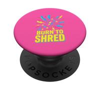 Born to Shred Skateboard Kid Young Skater PopSockets Adhesive PopGrip