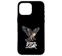 Born To Soar Falconer Falcon Lover And Falconry Fan Case for iPhone 16 Pro Max
