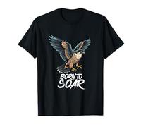 Born to Soar Falconer Falcon Lover and Falconry Fan T-Shirt
