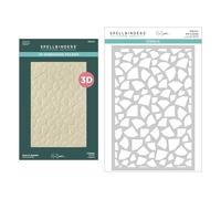 Born to Sparkle 3D Embossing Folder and Stencil Bundle from The Bougie Birthday Collection by Nina Boettcher