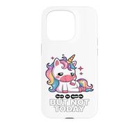 Born To Sparkle But Not Today Unicorn Case for iPhone 15 Pro