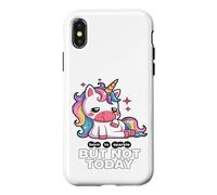 Born To Sparkle But Not Today Unicorn Case for iPhone X/XS