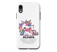 Born To Sparkle But Not Today Unicorn Case for iPhone XR