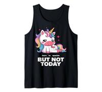 Born to Sparkle But Not Today Unicorn Tank Top