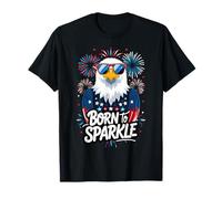 Born to Sparkle eagle USA Patriotic 4th of July T-Shirt