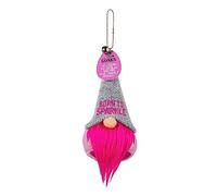 Born to SPARKLE Gonk Keychain,Pendant Keyring,Retro Ethnic Style,for Purse Handbag Decor
