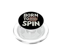 Born To Spin - Casino Slot Machine Gambler PopSockets PopGrip for MagSafe