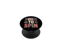 Born To Spin - Slot Machine Gambler Casino PopSockets Adhesive PopGrip