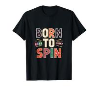 Born to Spin - Slot Machine Gambler Casino Value Graphic T-Shirt