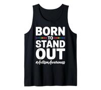 Born to Stand Out Autism Awareness ADHD Tank Top