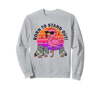 Born To Stand Out Cute Kawaii Flamingo Bird Summer Sweatshirt