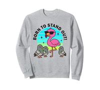 Born To Stand Out Cute Kawaii Flamingo Bird Summer Sweatshirt