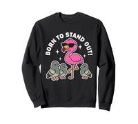 Born To Stand Out Cute Kawaii Flamingo Bird Summer Sweatshirt