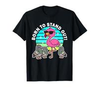 Born to Stand Out Cute Kawaii Flamingo Bird Summer T-Shirt