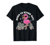 Born to Stand Out Cute Kawaii Flamingo Bird Summer T-Shirt