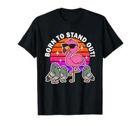 Born to Stand Out Cute Kawaii Flamingo Bird Summer T-Shirt