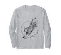 Born To Strike Fierce Tiger Wild Predator Instinct Jungle Long Sleeve T-Shirt