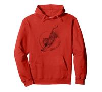 Born To Strike Fierce Tiger Wild Predator Instinct Jungle Pullover Hoodie