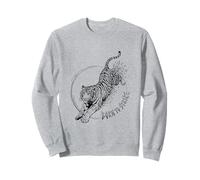 Born To Strike Fierce Tiger Wild Predator Instinct Jungle Sweatshirt