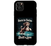 Born to Swim, Built Love | Playful Portuguese Water Dog Case for iPhone 11 Pro Max