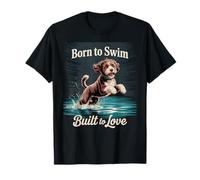 Born to Swim, Built Love | Playful Portuguese Water Dog T-Shirt