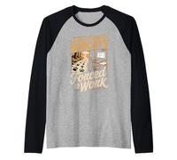 Born to Track Bobcats Forced to Work Hunter Raglan Baseball Tee