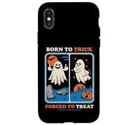 Born To Trick Sarcastic Retro Funny Adult Humor Case for iPhone X/XS