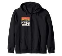 Born To Wake Wakeboarding Evolution Zip Hoodie