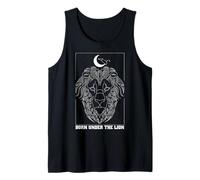 Born Under the Lion Leo Zodiac Constellation Moon Astrology Tank Top