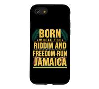 Born Where The Riddim And Freedom Run Independence Jamaican Case for iPhone SE (2020) / 7/8