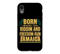 Born Where The Riddim And Freedom Run Independence Jamaican Case for iPhone XR