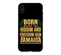 Born Where The Riddim And Freedom Run Independence Jamaican Case for iPhone XS Max