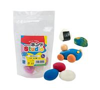 BorneLund Original NS006 Kantenend Studio Basic 7-Color Set, White, Red, Yellow, Blue, Green, Black, Pink, Agar Clay, Ages 2 and Up