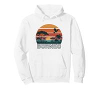 Borneo Sunset Jungle Wildlife Pullover Hoodie