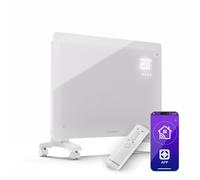 KLARSTEIN Smart Energy Efficient Electric Heaters for Home, 1500W Free Standing Low Energy Convector Heater w/Floor Rollers, Slim Portable Indoor Silent Storage Heater Wall Mounted Panel Heater