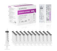 BORNOVA 5 ml / 100 Pcs Plastic Liquid Dispensers | Precision Measuring Applicators w/o Ndl. | For Laboratory, Gardening, Pet Feeding, Crafts & Industrial Use