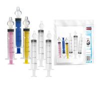 BORNOVA Set of 6 nasal syringe tips for baby silicone irrigator kit syringe pipette nose baby irrigation nasal syringe adult fly baby washing nose child physiological serum 10ml 20ml