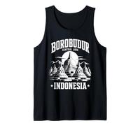 Borobudur Central Java Indonesia Buddhist Stupa Travel Gift Tank Top