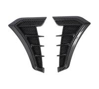 BOROCO 1 Pair Side Vent Trim Sporty Look Enhanced Performance Side Mudguard Air Wing Vent Trim Sticker for 1 Series E90 E91 (Carbon Fiber Look)
