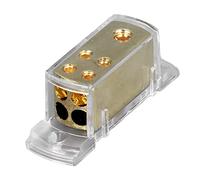 BOROCO 4-Way Car Audio Power Distribution Block, High-Current Splitter for Amplifier, Auto, RV, ATV & Marine Use