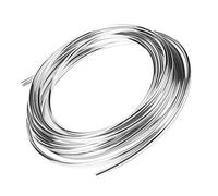 BOROCO 6m/19.7ft Black Car Door Edge Moulding Trim Strip Scratch Guard Protector Cover Mold (Silver)