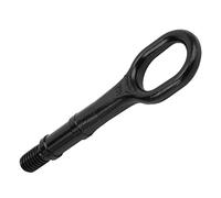 BOROCO Black Car Tow Hook 1T0 805 615 A Heavy Duty Towing Eye Hook Bumper Trailer Ring Replacement for R32 Rabbit Eos CC