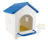 BOROCO Chicken Nesting Box Single Compartment Plastic Durable Easy to Assemble for Hens Poultry Farm Coop ABS Material 17.32x14.37x15.75in