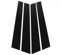 BOROCO Door Window Pillar Posts Trim,4pcs Window Pillar Post Trim Anti Scratch Glossy Black B Pillar Cover Sticker for Panamera 970 2009 to 2016