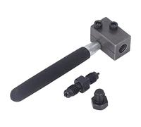 BOROCO Double Flaring Tool, 3/16in Brake Line Pipe Double Flaring Tool 45 Degree SAE Flares Carbon Steel for Automotive Steel Nickel Copper Tubes