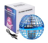 BOROCO Flying Ball with LED Lights Magic Levitating Balls Spinning Flying Ball for Boys and Girls Aged 6-12